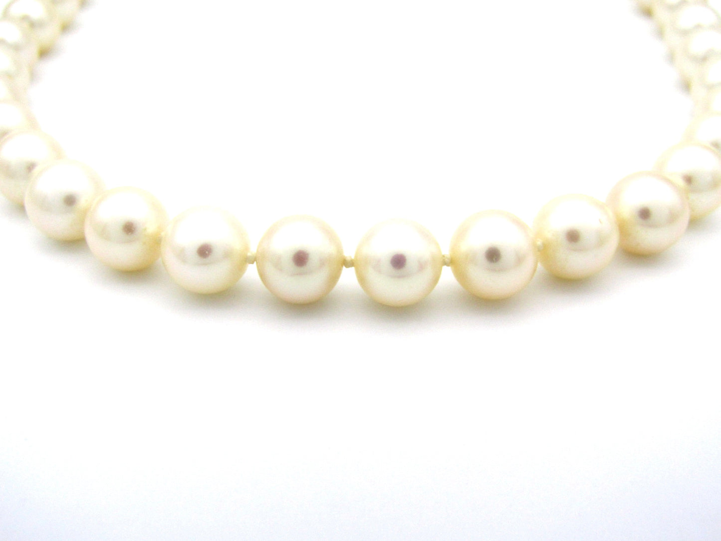 18K gold pearl and diamond necklace by Browns.