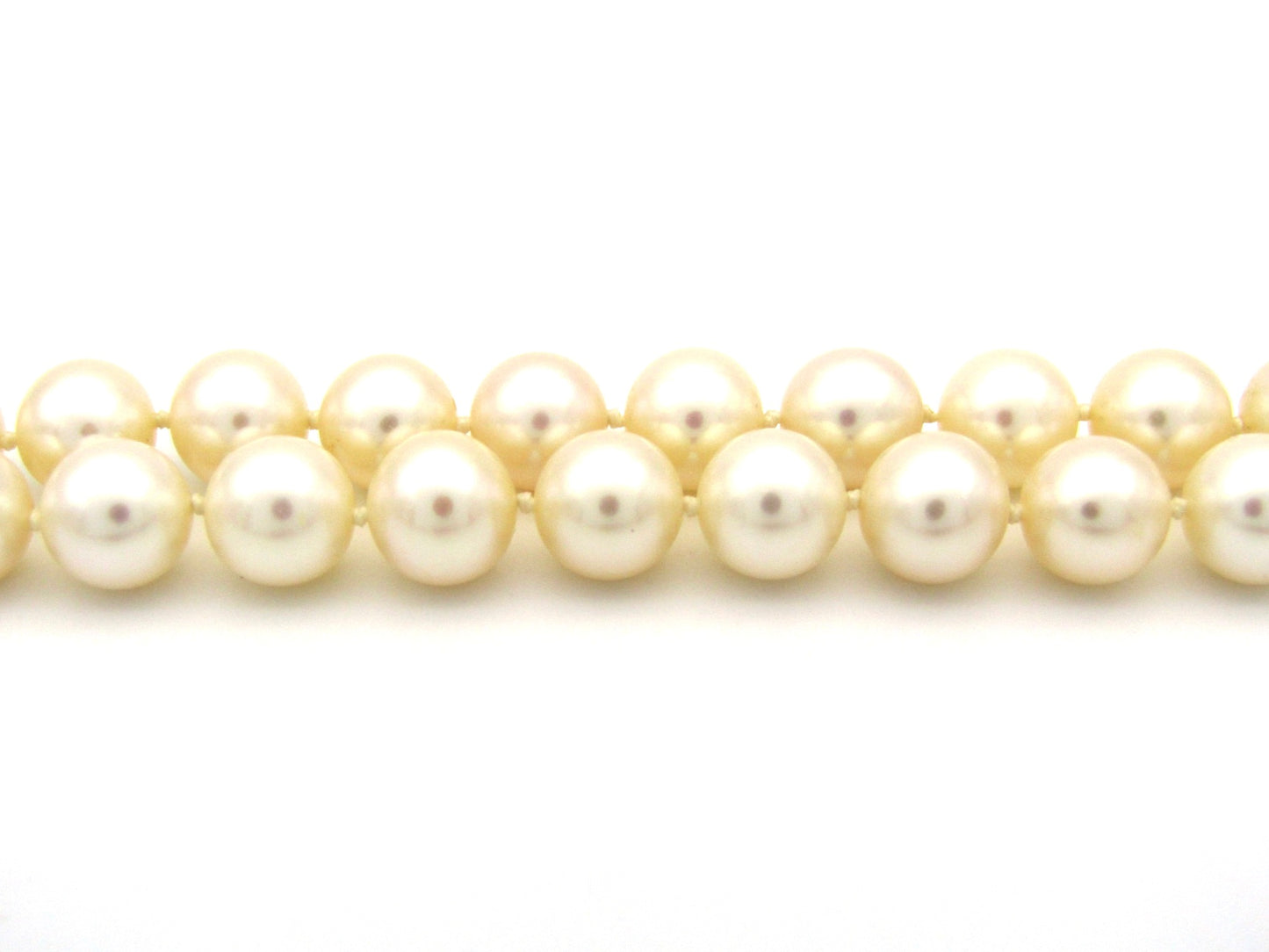 18K gold pearl and diamond necklace by Browns.