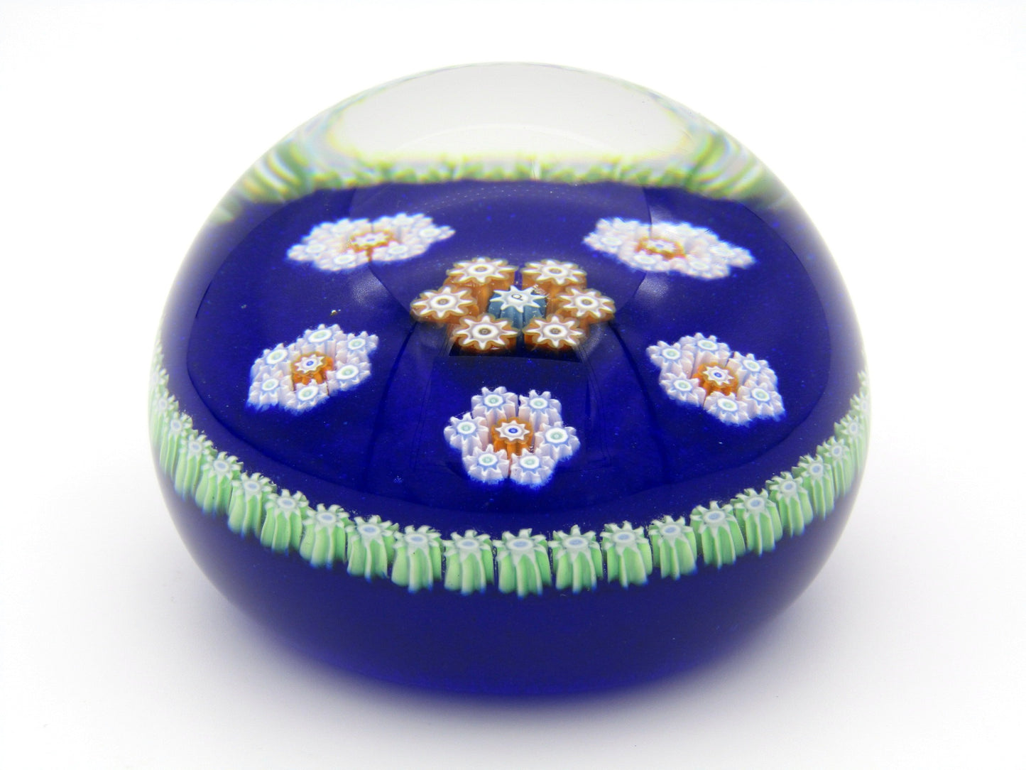 Perthshire Millefiori Art Glass paperweight, Circa 1980's.