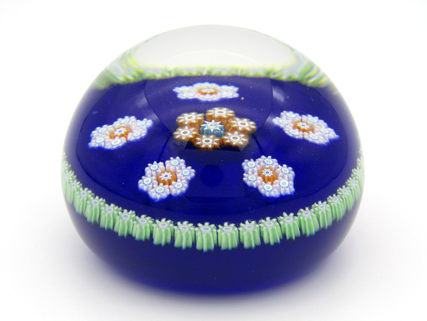 Perthshire Millefiori Art Glass paperweight, Circa 1980's.