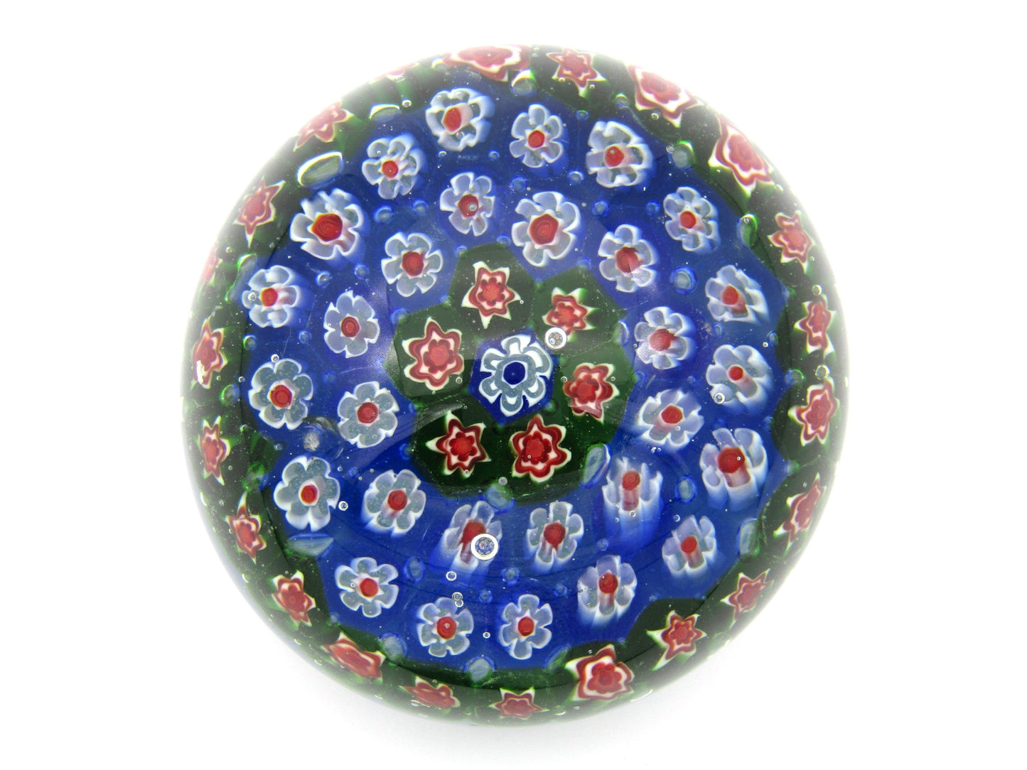 Murano Millefiori Art Glass paperweight, Circa 1960's.