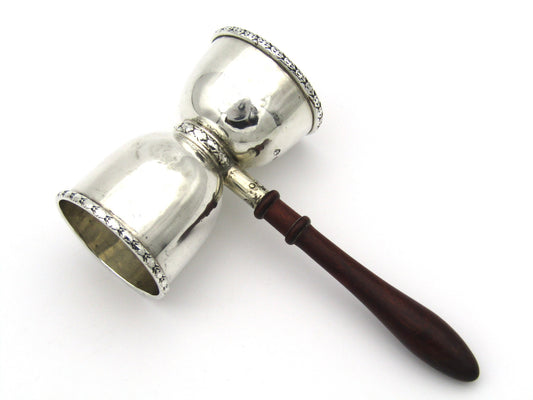 Silver Double Jigger/Double Spirit Measure by Asprey & Co., Birmingham, 1949.