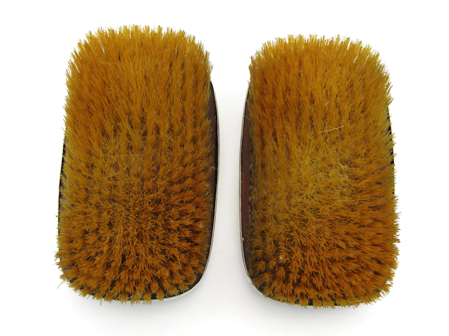A pair of silver clothes brushes by Charles Packer & Co, London, 1929.