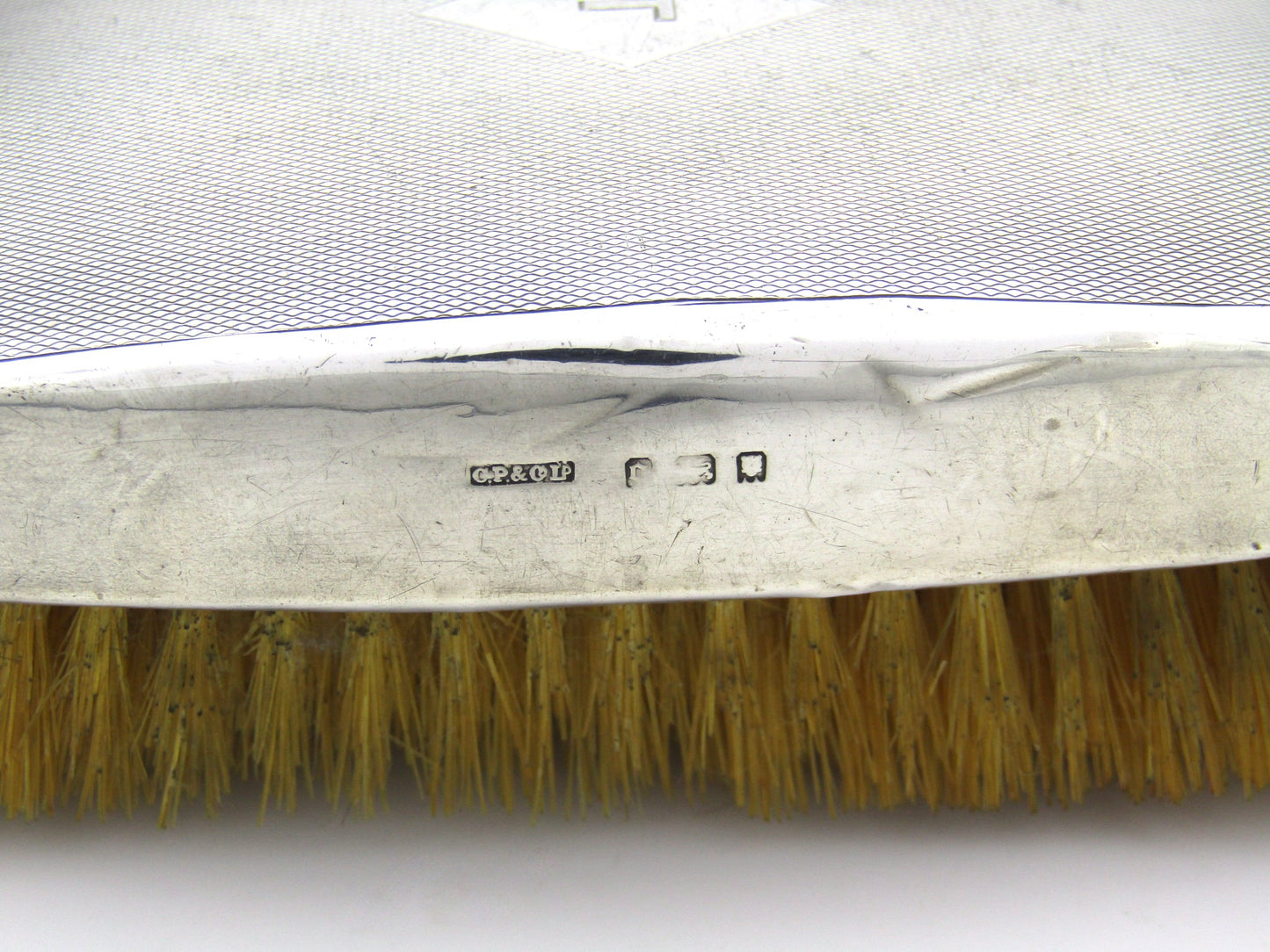 A pair of silver clothes brushes by Charles Packer & Co, London, 1929.