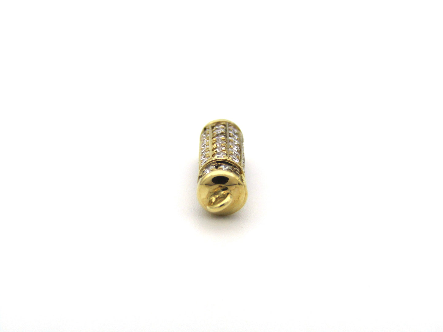 18K gold diamond clasp, circa 1970's.