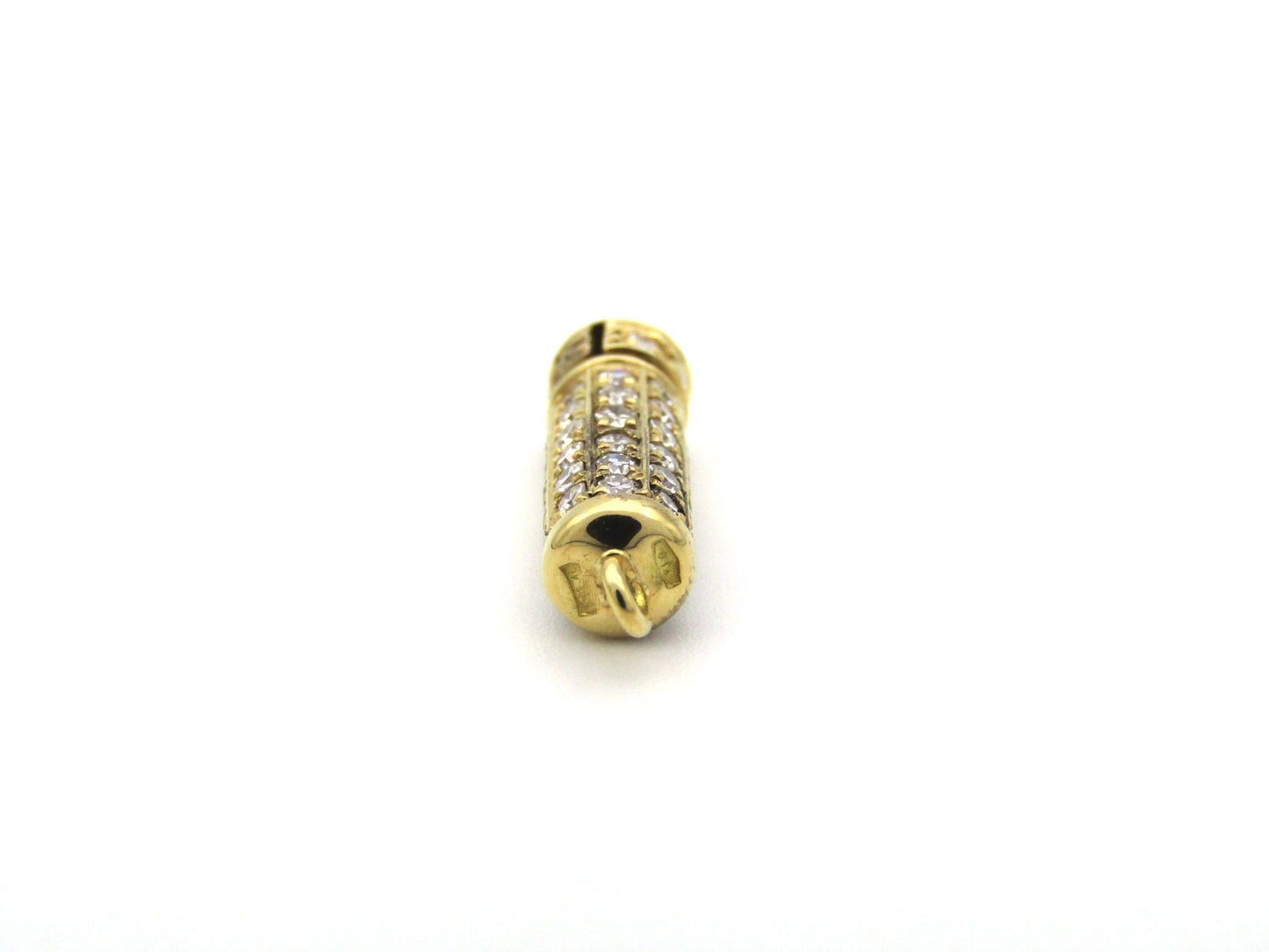 18K gold diamond clasp, circa 1970's.