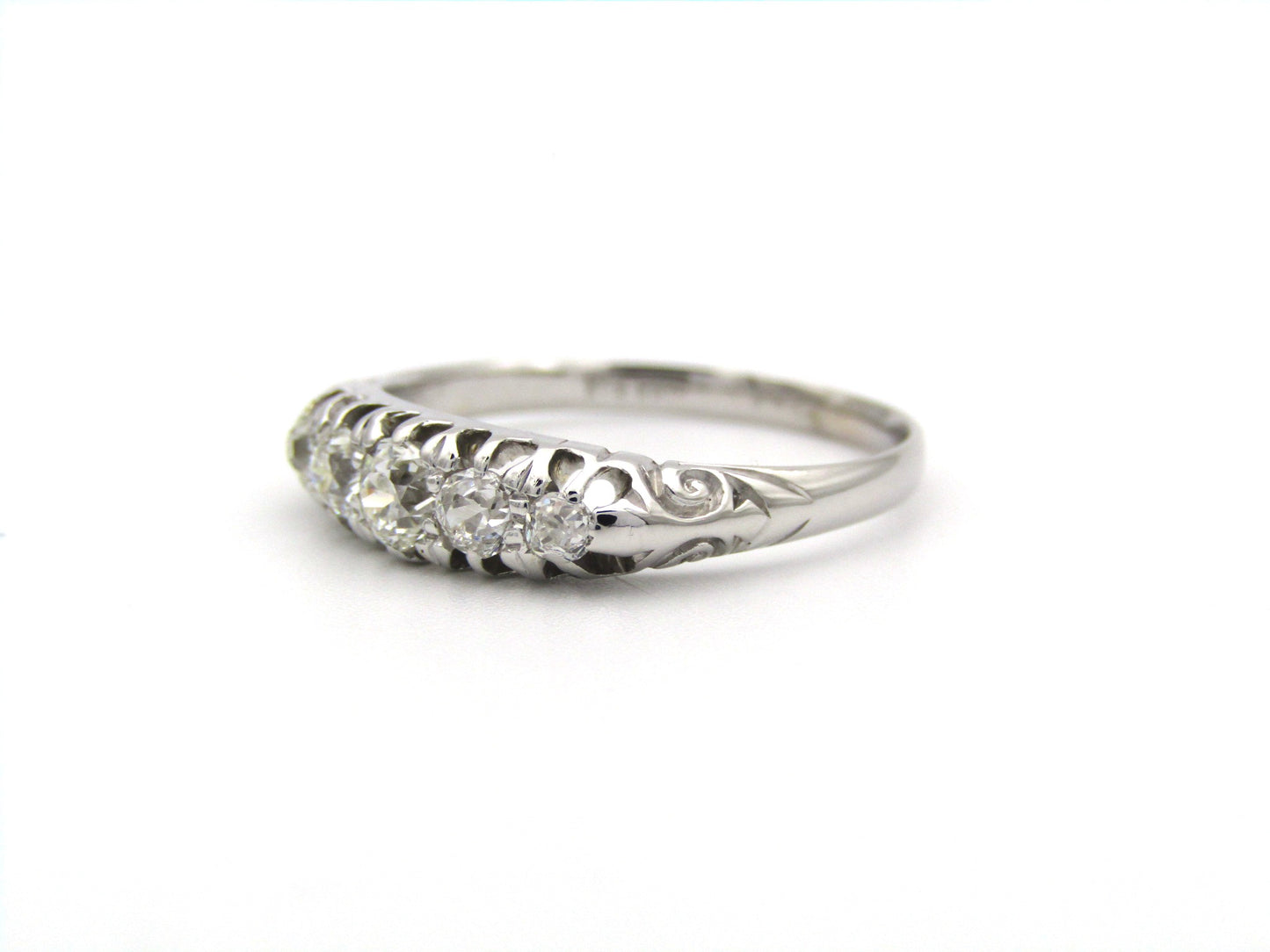 18K gold Victorian diamond ring, Sheffield, circa 1880's
