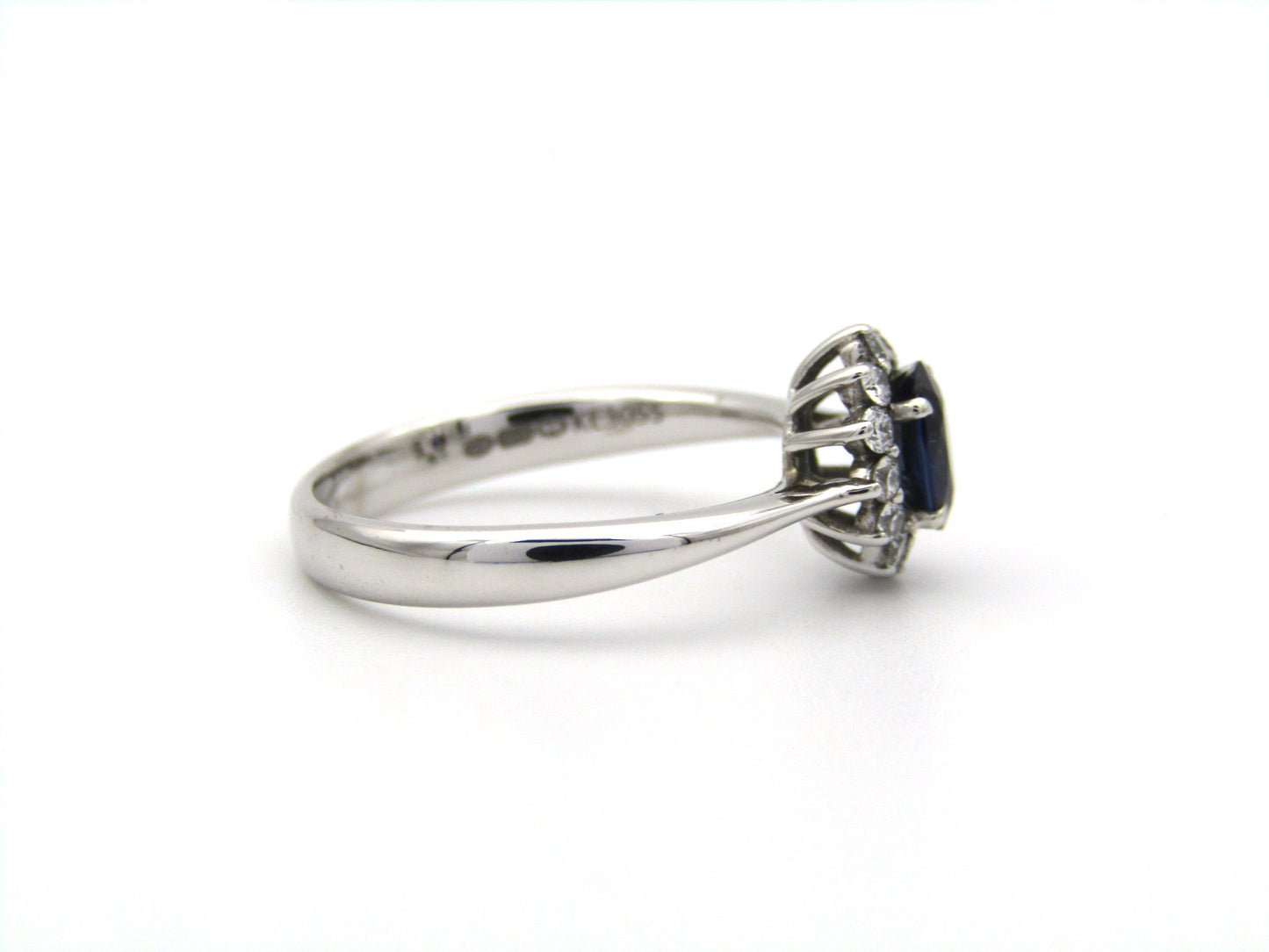 18K gold sapphire and diamond ring by Browns.