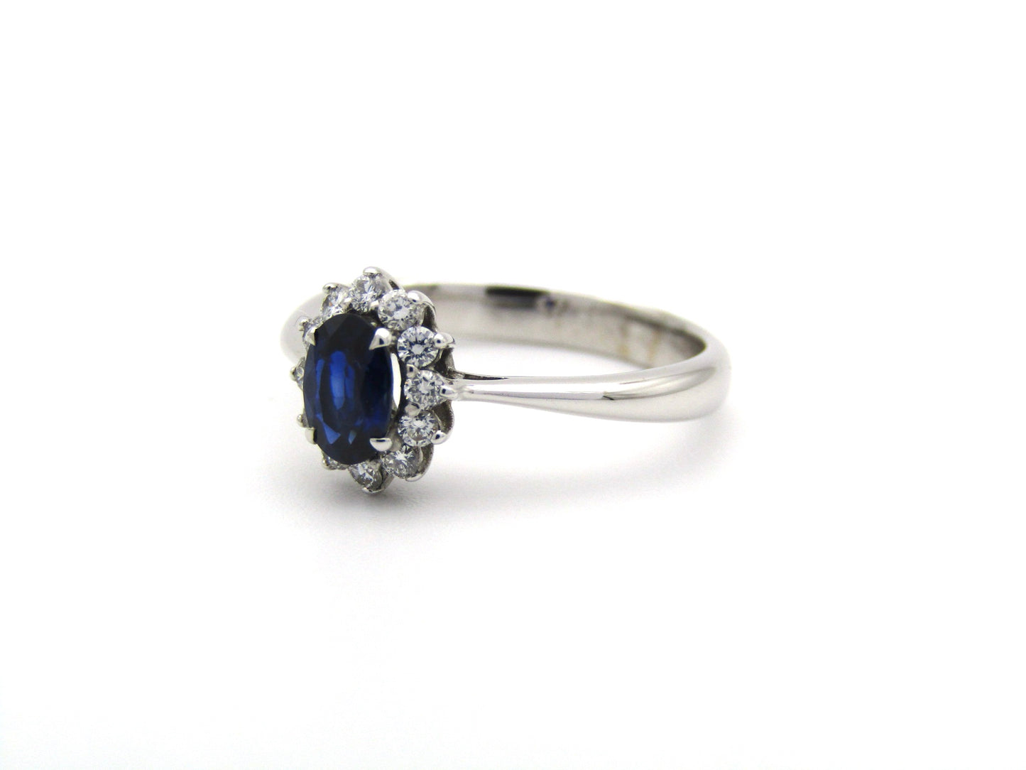 18K gold sapphire and diamond ring by Browns.