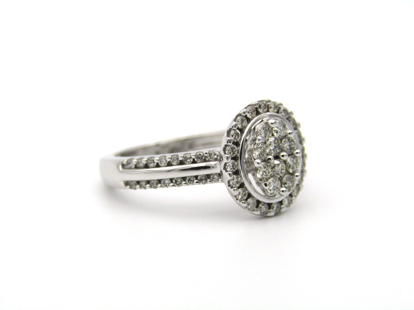 14K gold diamond ring.