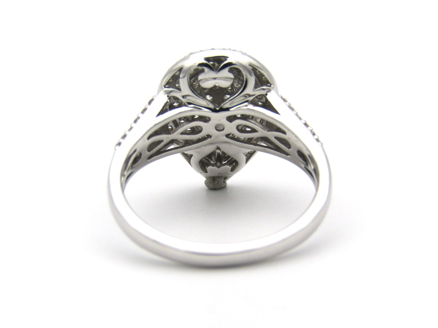 9K gold diamond ring.