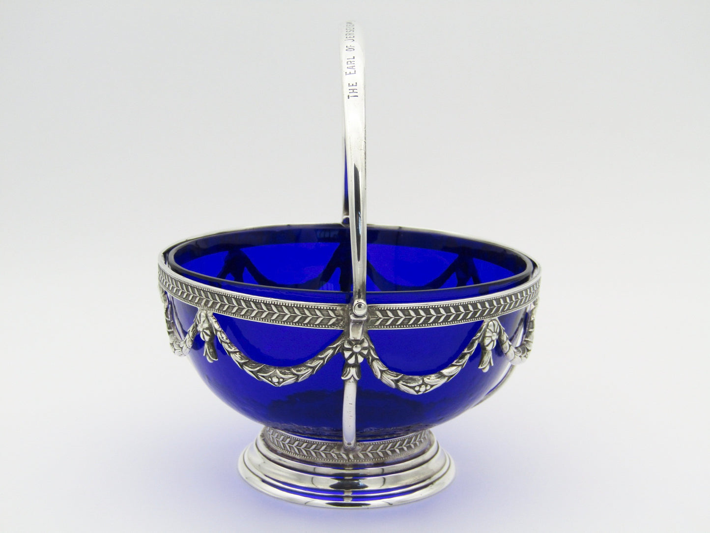 A Victorian silver sugar basket by Horace Woodward & Co., Birmingham, 1881.