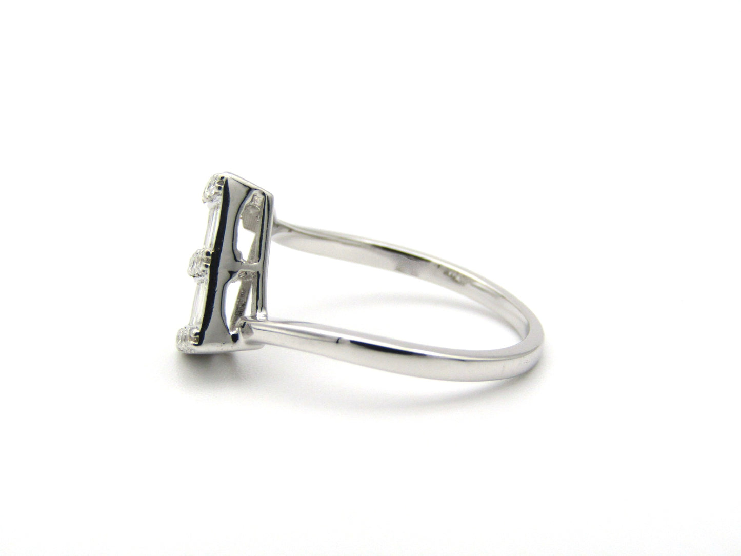 18K gold diamond ring.