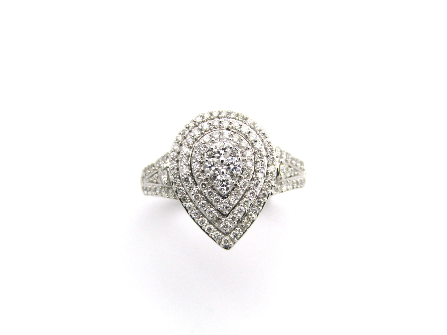 9K gold diamond ring.