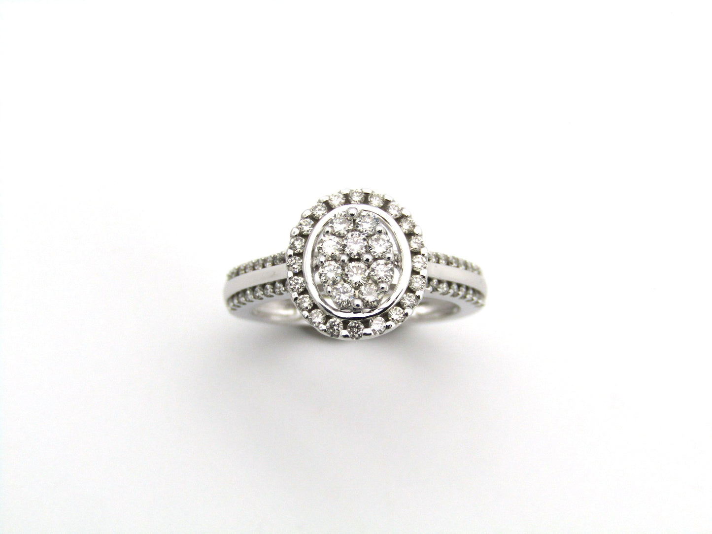 14K gold diamond ring.