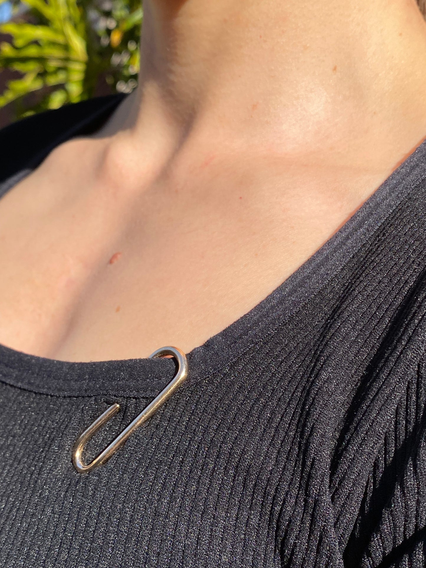 9K gold paperclip, circa 1970's.