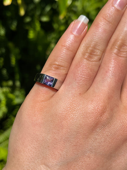 18K gold Vintage Cartier amethyst ring, 1999.