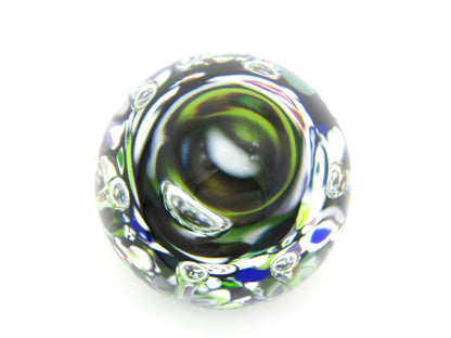 Caithness Double Harlequin artistic paperweight by Paul Ysart, Circa 1972-1976.