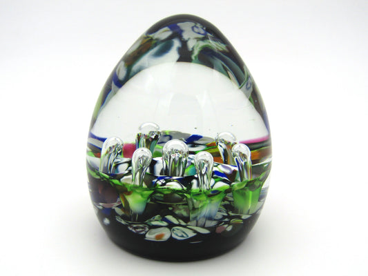 Caithness Double Harlequin artistic paperweight by Paul Ysart, Circa 1972-1976.