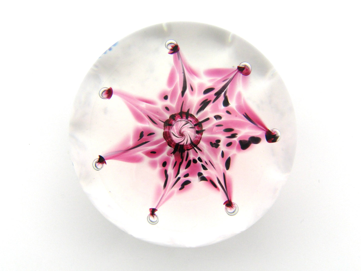 Selkirk Art Glass paperweight, Firecracker, 1997.
