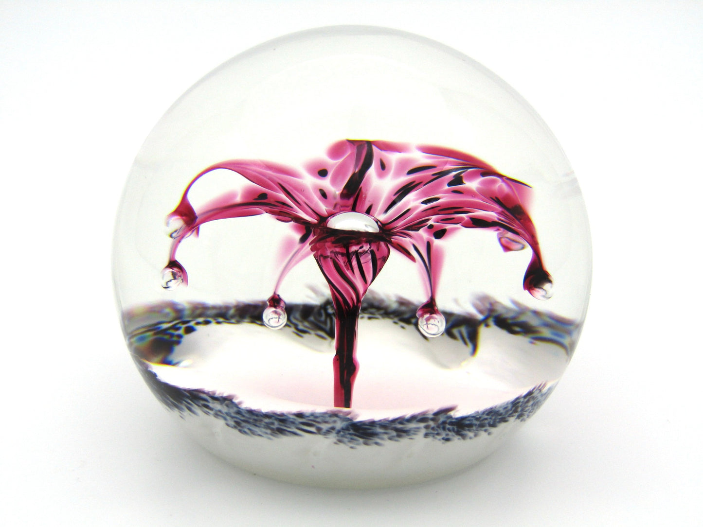 Selkirk Art Glass paperweight, Firecracker, 1997.