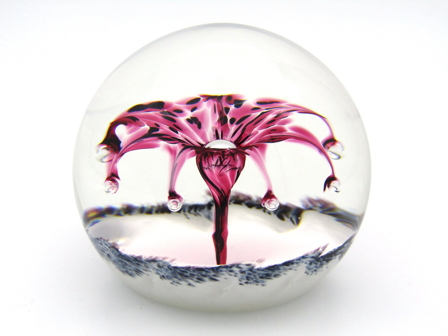 Selkirk Art Glass paperweight, Firecracker, 1997.