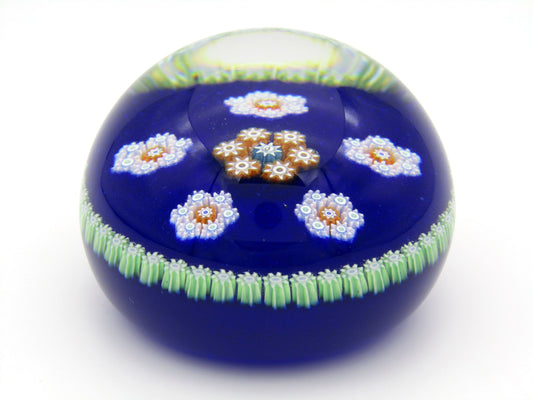 Perthshire Millefiori Art Glass paperweight, Circa 1980's.