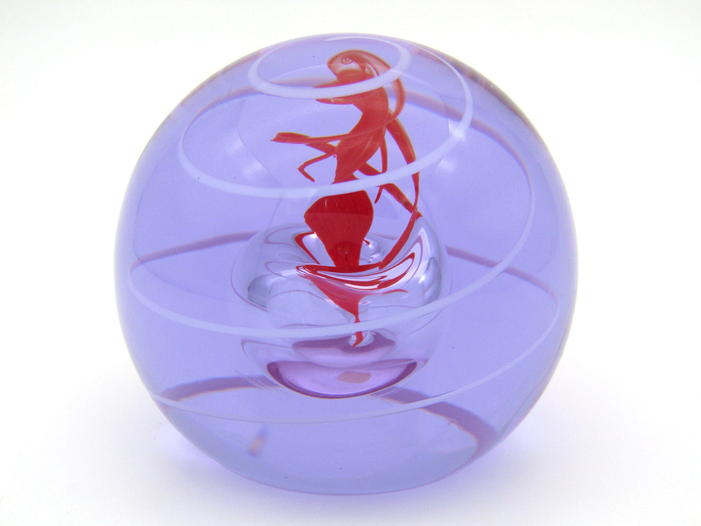 Caithness Limited Edition 'Galactica' Art Glass Paperweight by Colin Terris, Circa 1985.