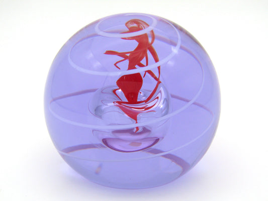 Caithness Limited Edition 'Galactica' Art Glass Paperweight by Colin Terris, Circa 1985.