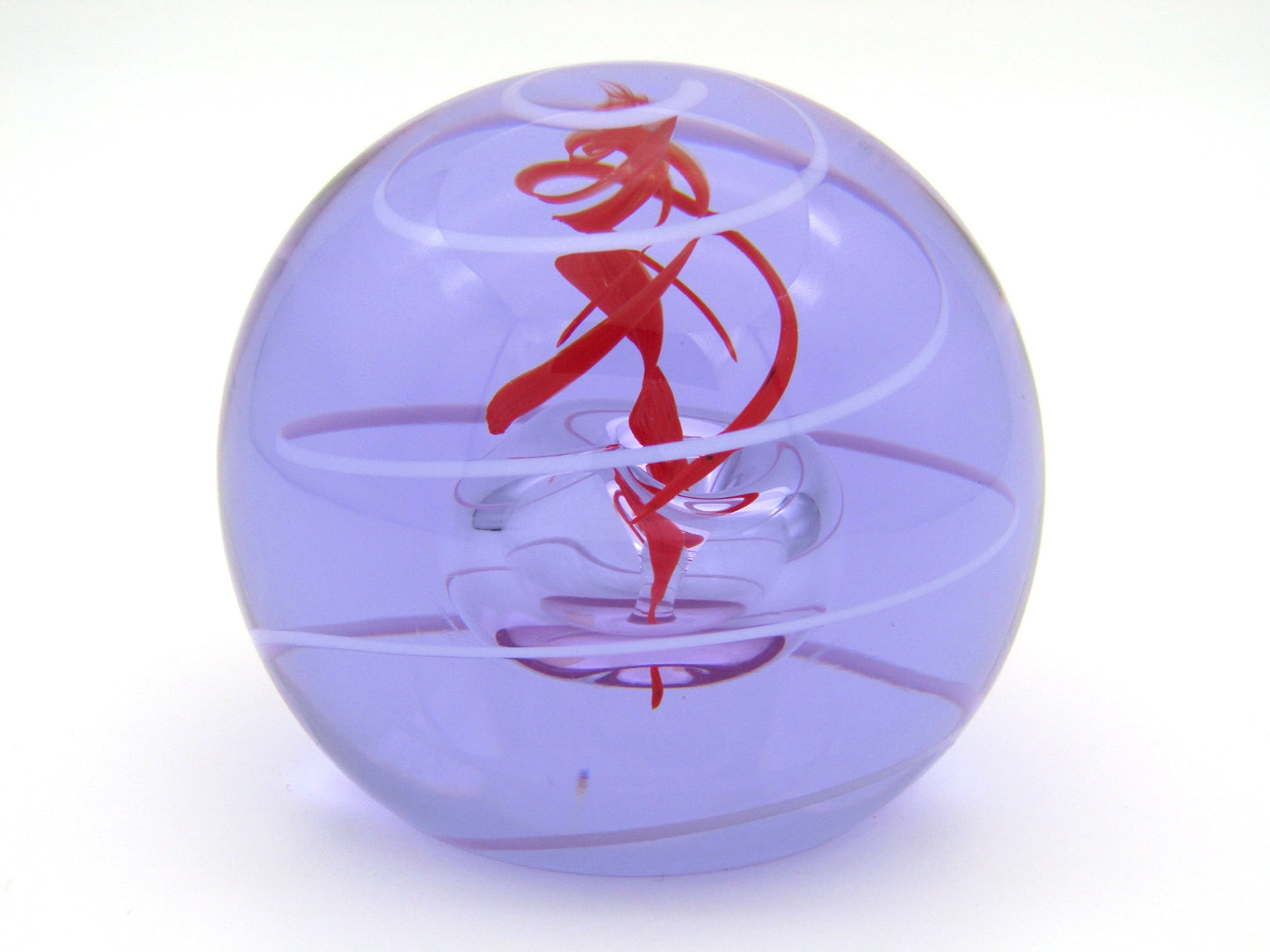 Caithness Limited Edition 'Galactica' Art Glass Paperweight by Colin Terris, Circa 1985.