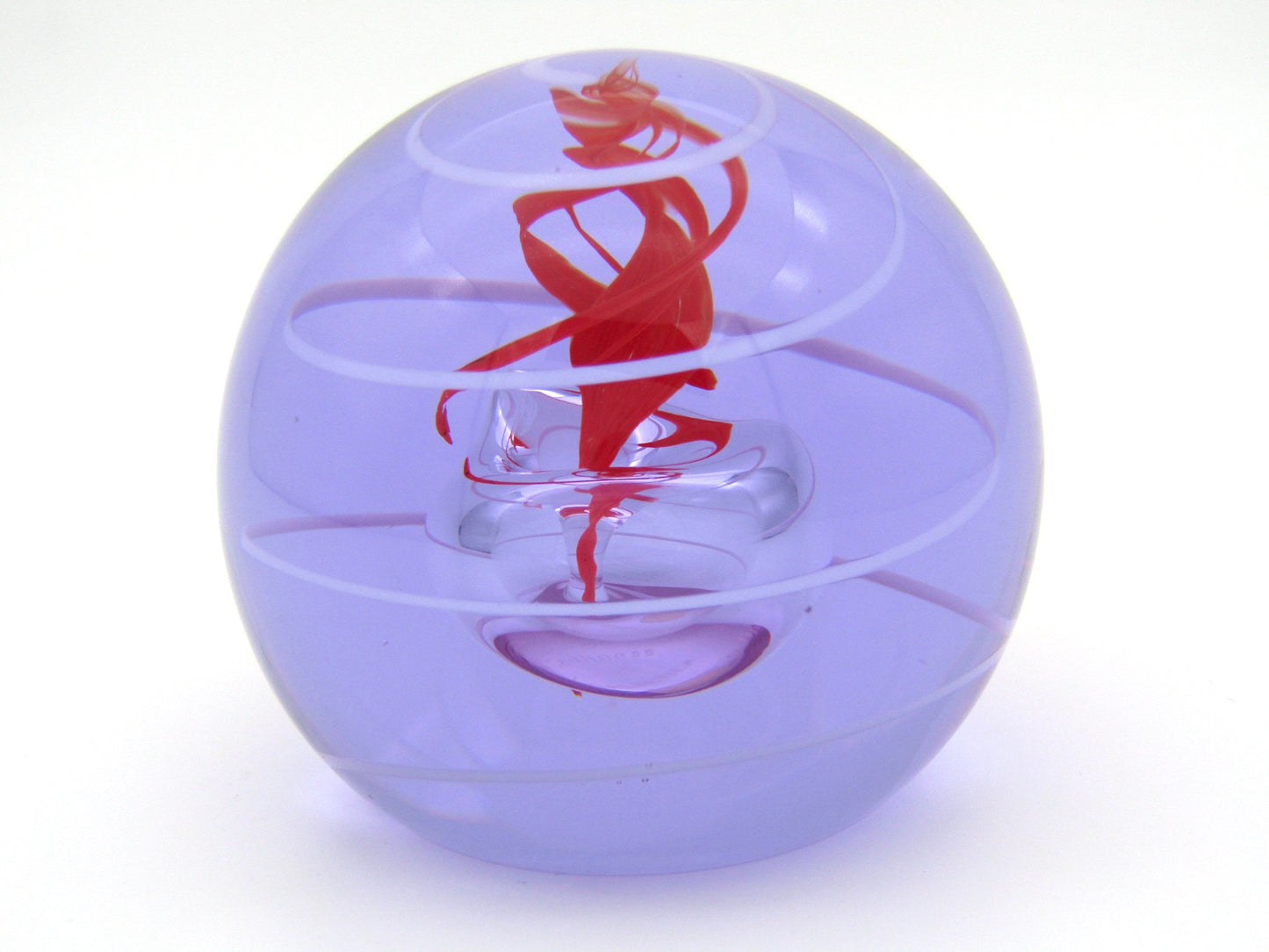 Caithness Limited Edition 'Galactica' Art Glass Paperweight by Colin Terris, Circa 1985.