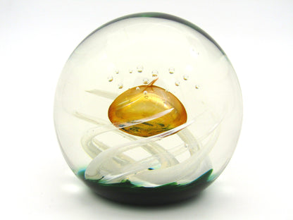 Selkirk 'Sunkissed' Art Glass paperweight, by James Brown, 2000.