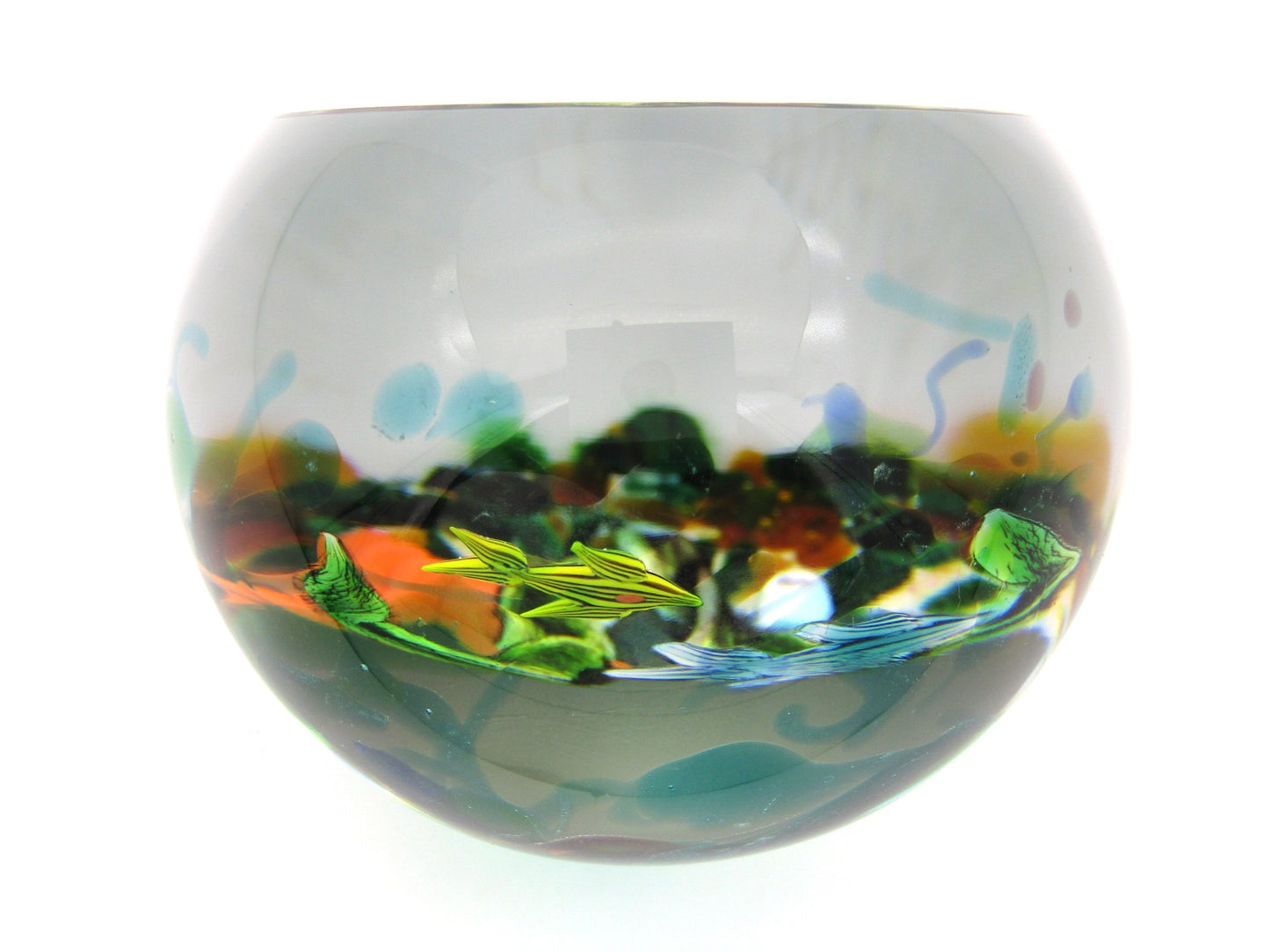 William Manson Junior Art Glass paperweight, 1998.