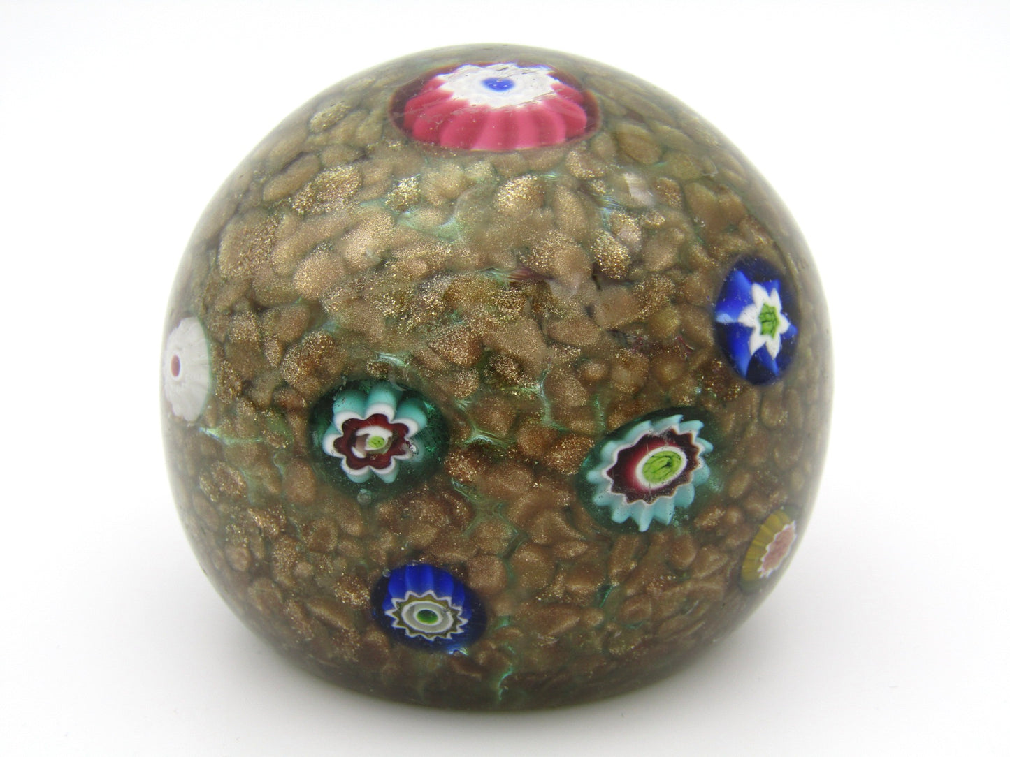 Murano Millefiori style paperweight, likely by Fratelli Toso, early 20th Century.