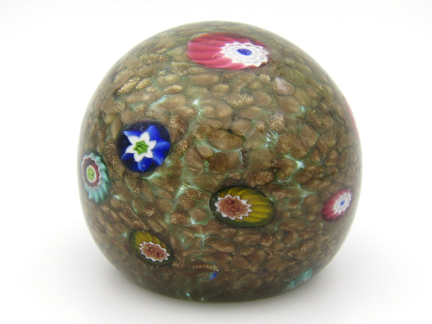 Murano Millefiori style paperweight, likely by Fratelli Toso, early 20th Century.