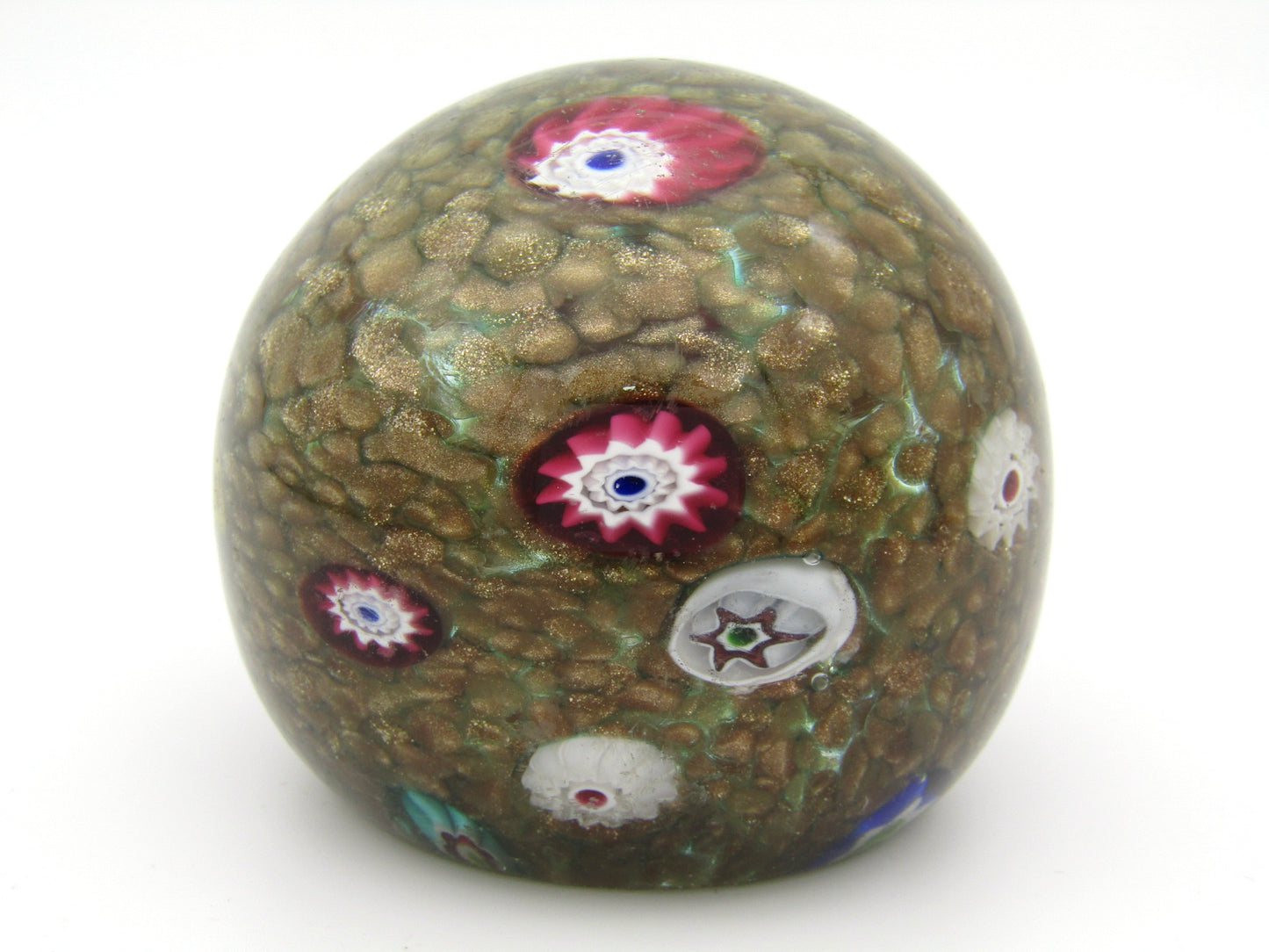 Murano Millefiori style paperweight, likely by Fratelli Toso, early 20th Century.