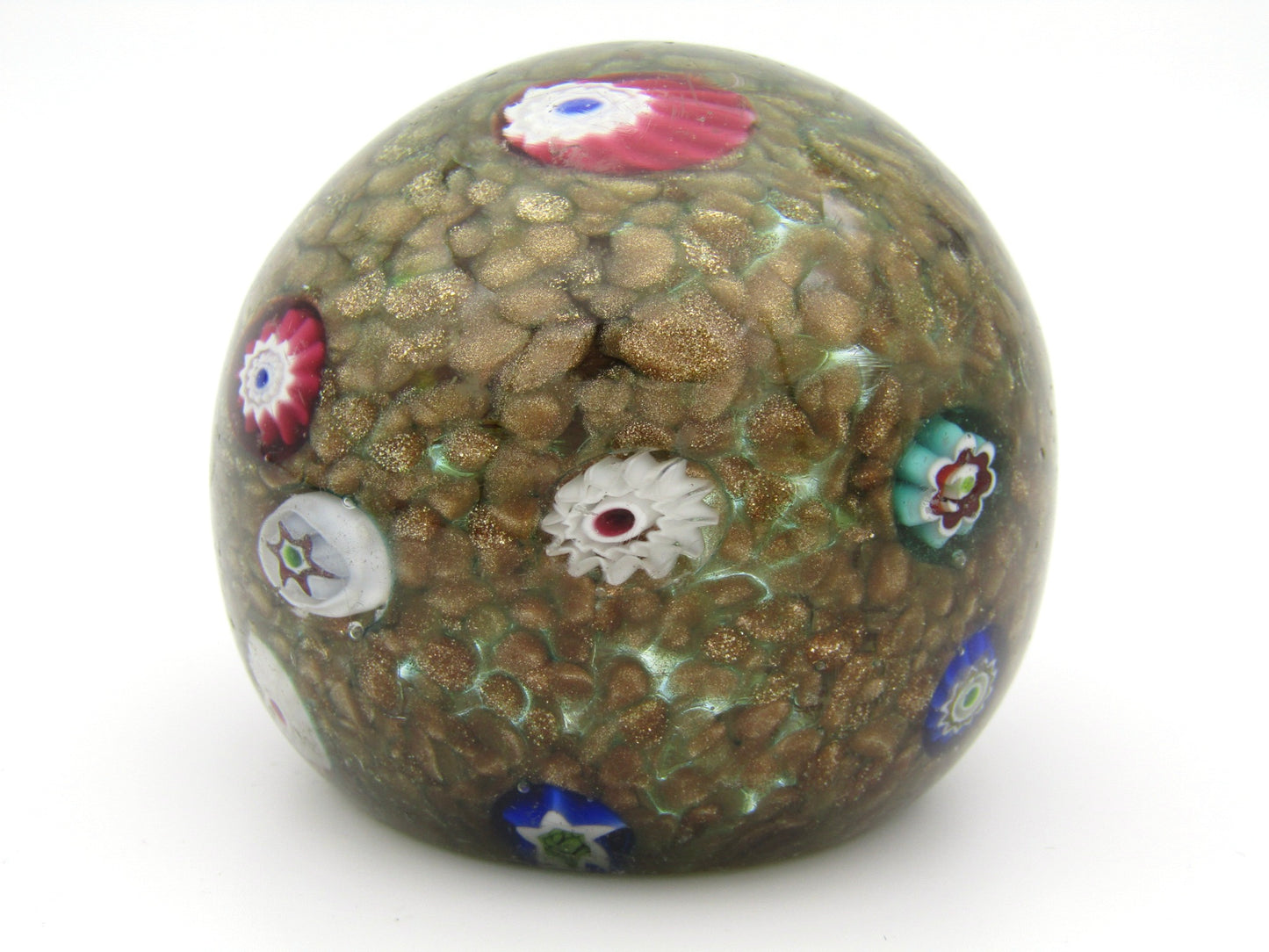 Murano Millefiori style paperweight, likely by Fratelli Toso, early 20th Century.