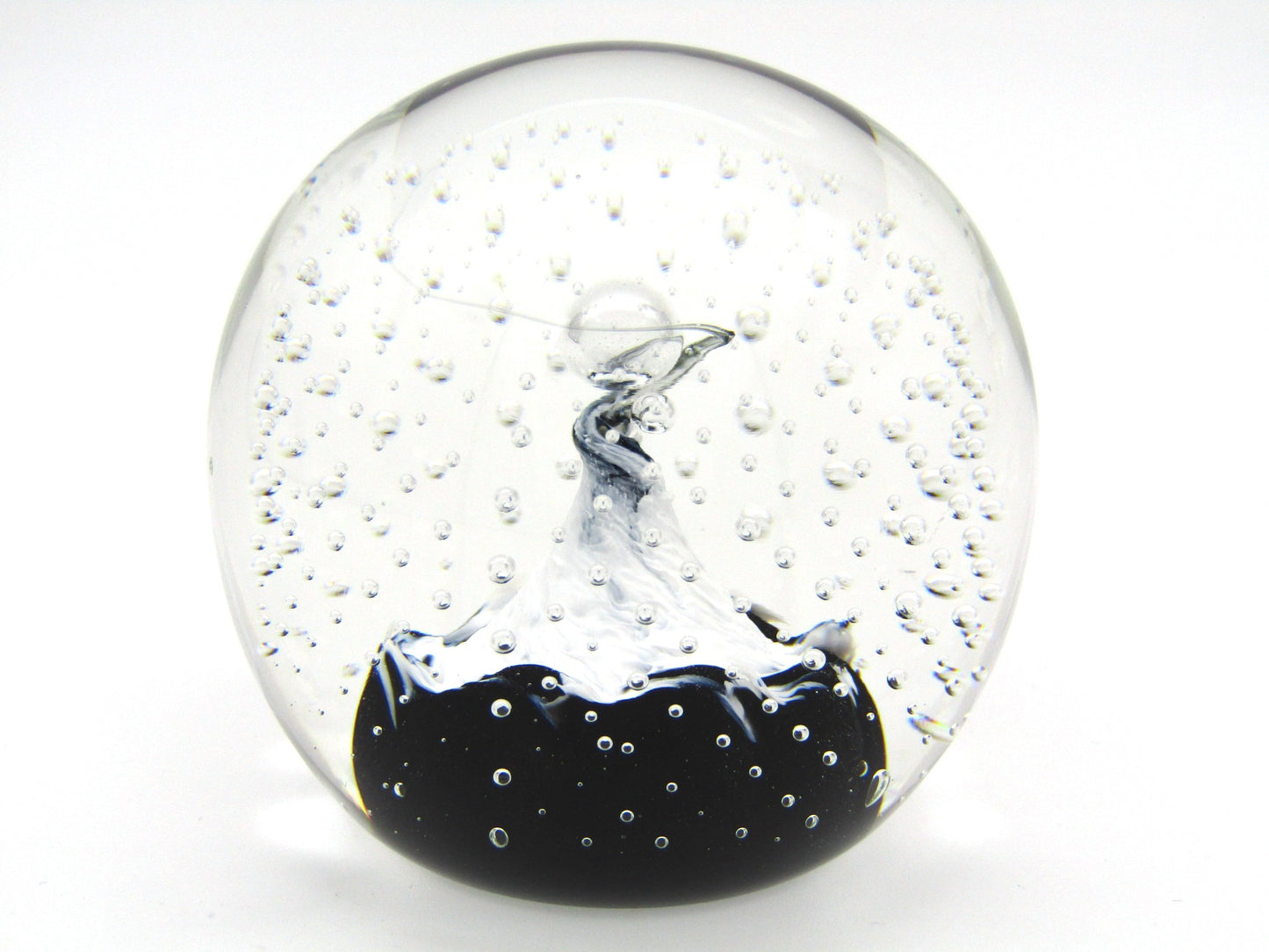 Caithness 'Starlight' Art Glass paperweight, likely by Colin Terris, early 1990's.