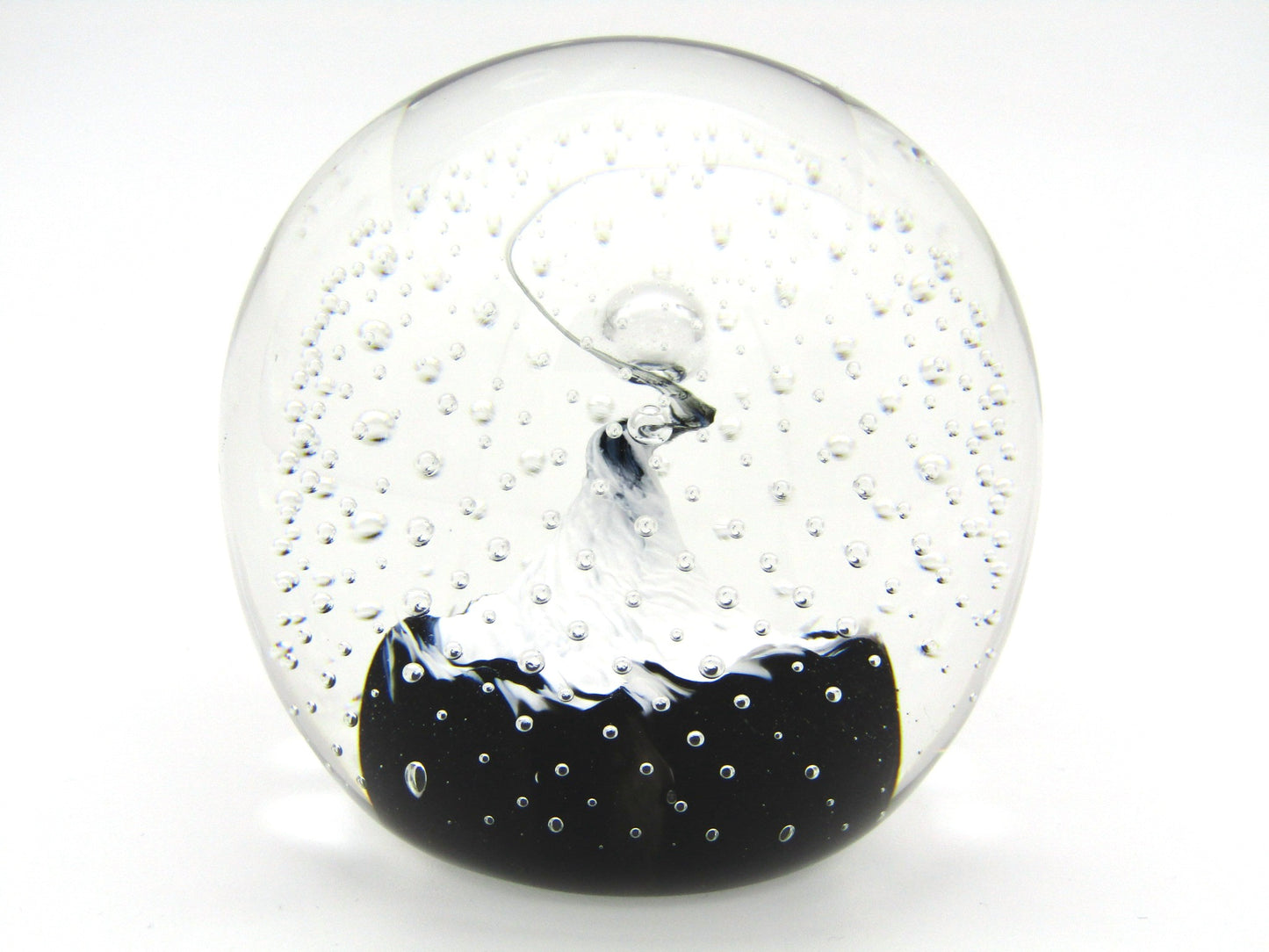 Caithness 'Starlight' Art Glass paperweight, likely by Colin Terris, early 1990's.