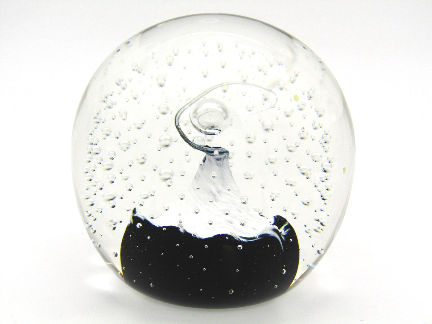 Caithness 'Starlight' Art Glass paperweight, likely by Colin Terris, early 1990's.
