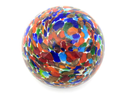 Murano 'Confetti' Art Glass paperweight, Circa 1970's.
