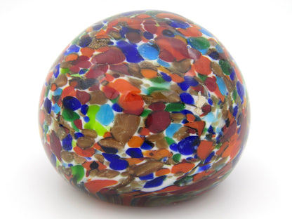 Murano 'Confetti' Art Glass paperweight, Circa 1970's.