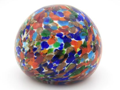 Murano 'Confetti' Art Glass paperweight, Circa 1970's.