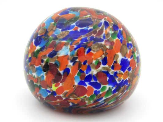 Murano 'Confetti' Art Glass paperweight, Circa 1970's.