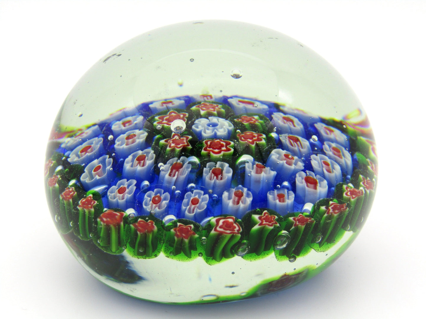 Murano Millefiori Art Glass paperweight, Circa 1960's.