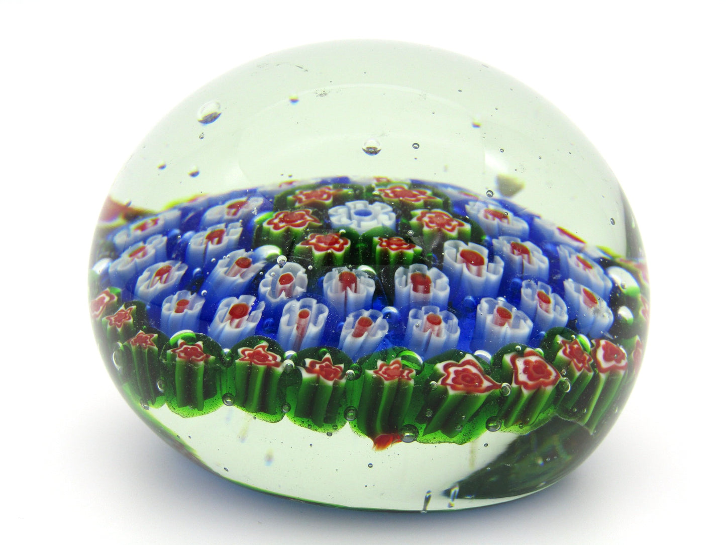 Murano Millefiori Art Glass paperweight, Circa 1960's.