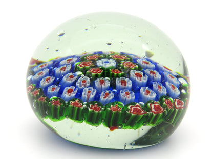 Murano Millefiori Art Glass paperweight, Circa 1960's.