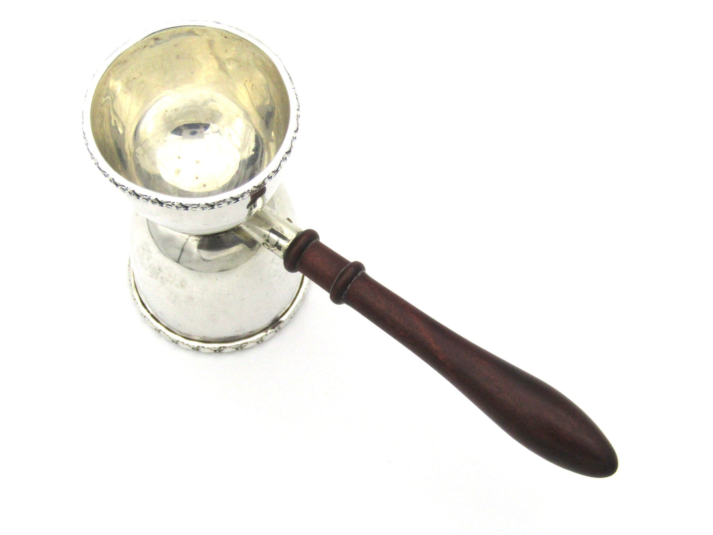 Silver Double Jigger/Double Spirit Measure by Asprey & Co., Birmingham, 1949.