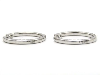 18K gold diamond hoop earrings by Browns.
