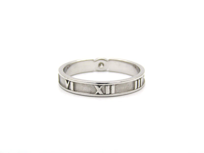 18K gold Tiffany & Co. Atlas diamond ring.